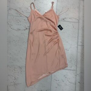 Express Blush Asymmetrical Dress